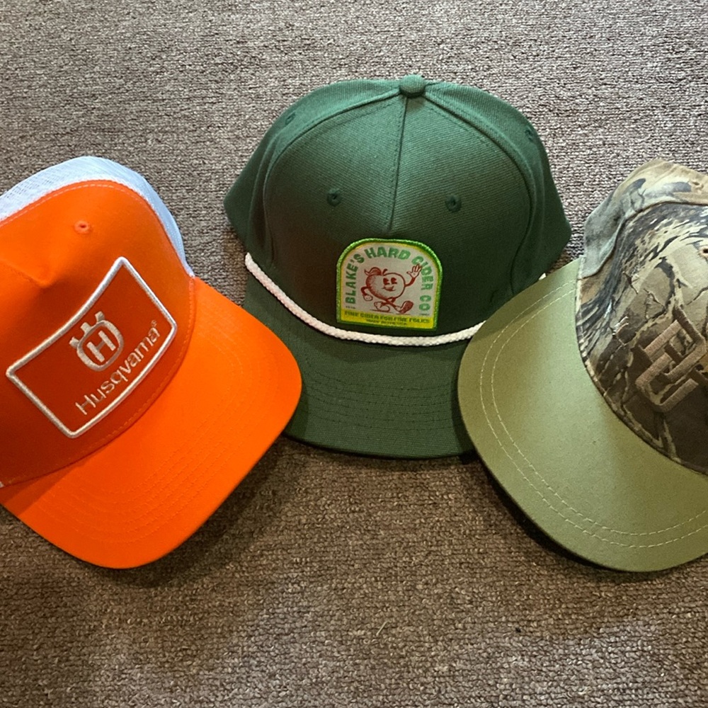 Lot of 3 hats. Brand new. Various brands